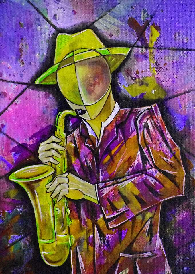 Street jazz man