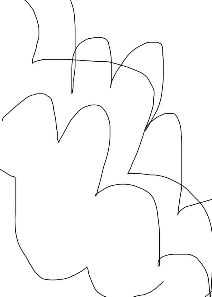 premium scribble abstract