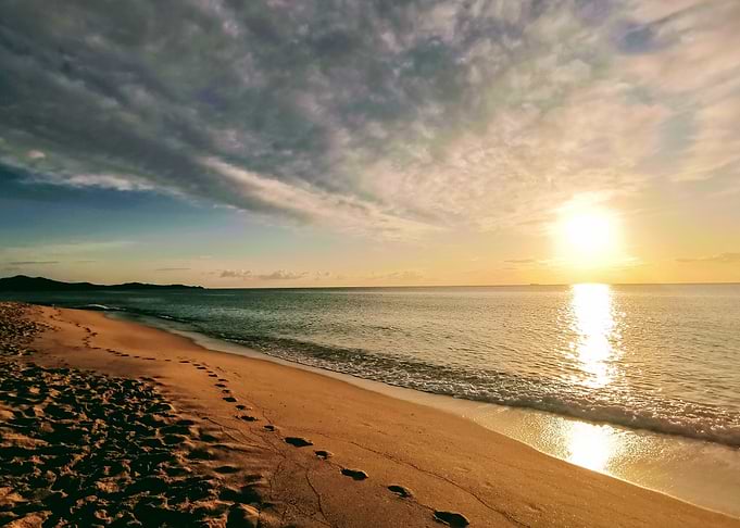 Sunrise in Costa Rei