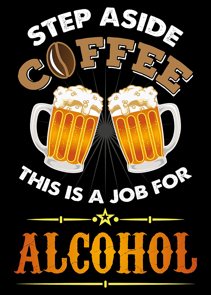 Funny Drinking Pun Step A