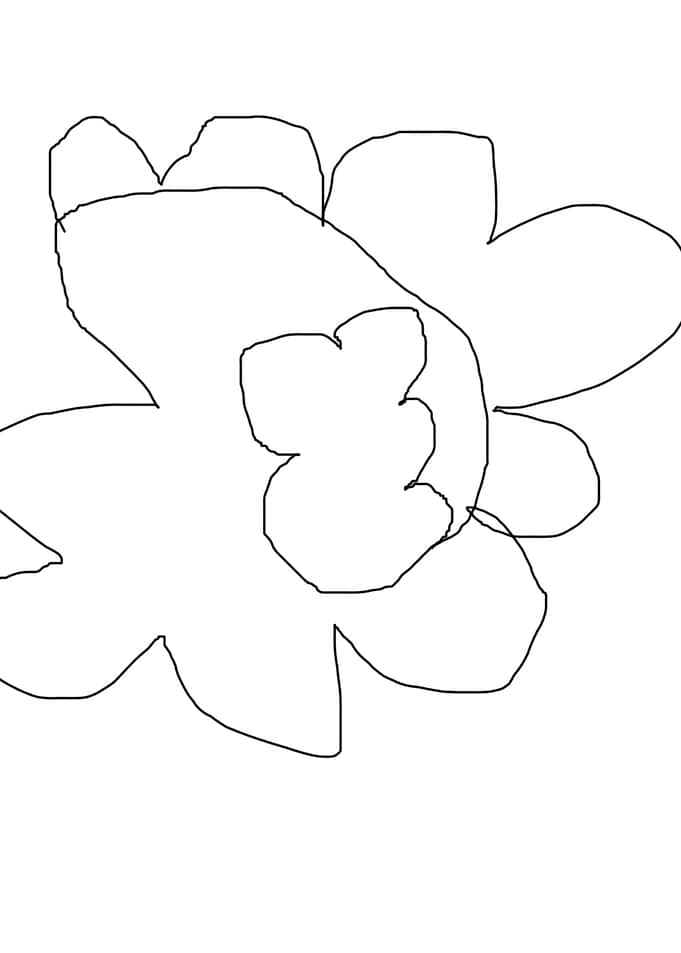 original abstract pen line