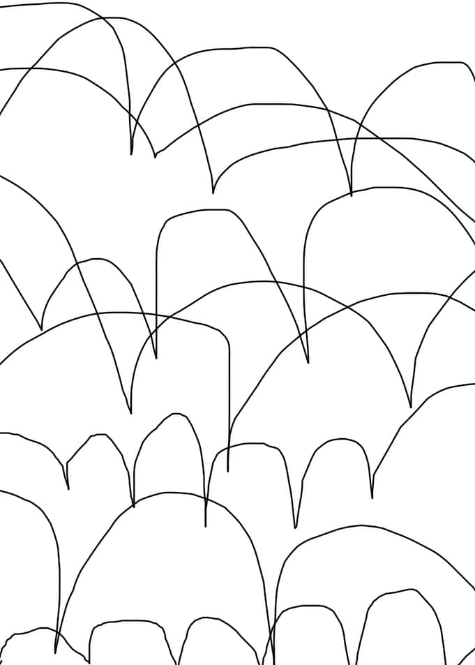 premium scribble abstract