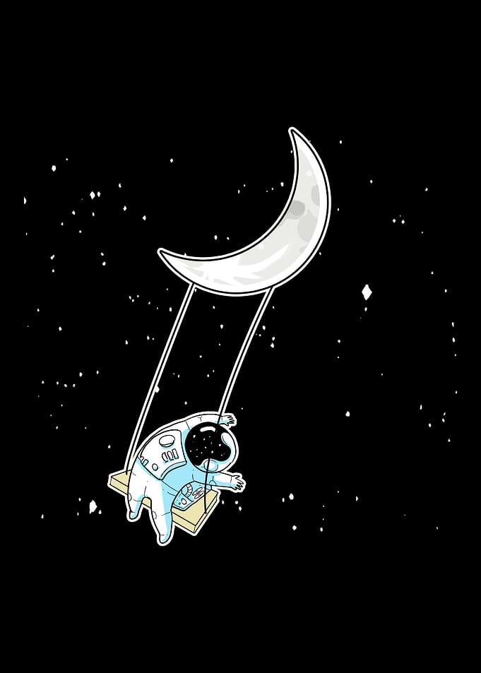 Moon swing during night