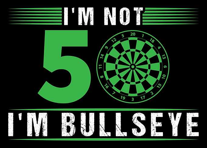 50th Birthday Gift Darts