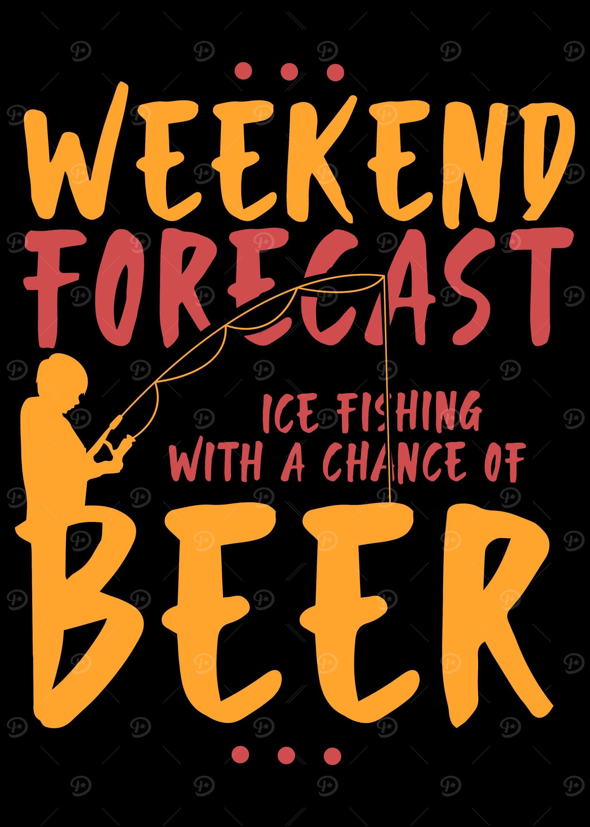 Angling Ice Fishing With