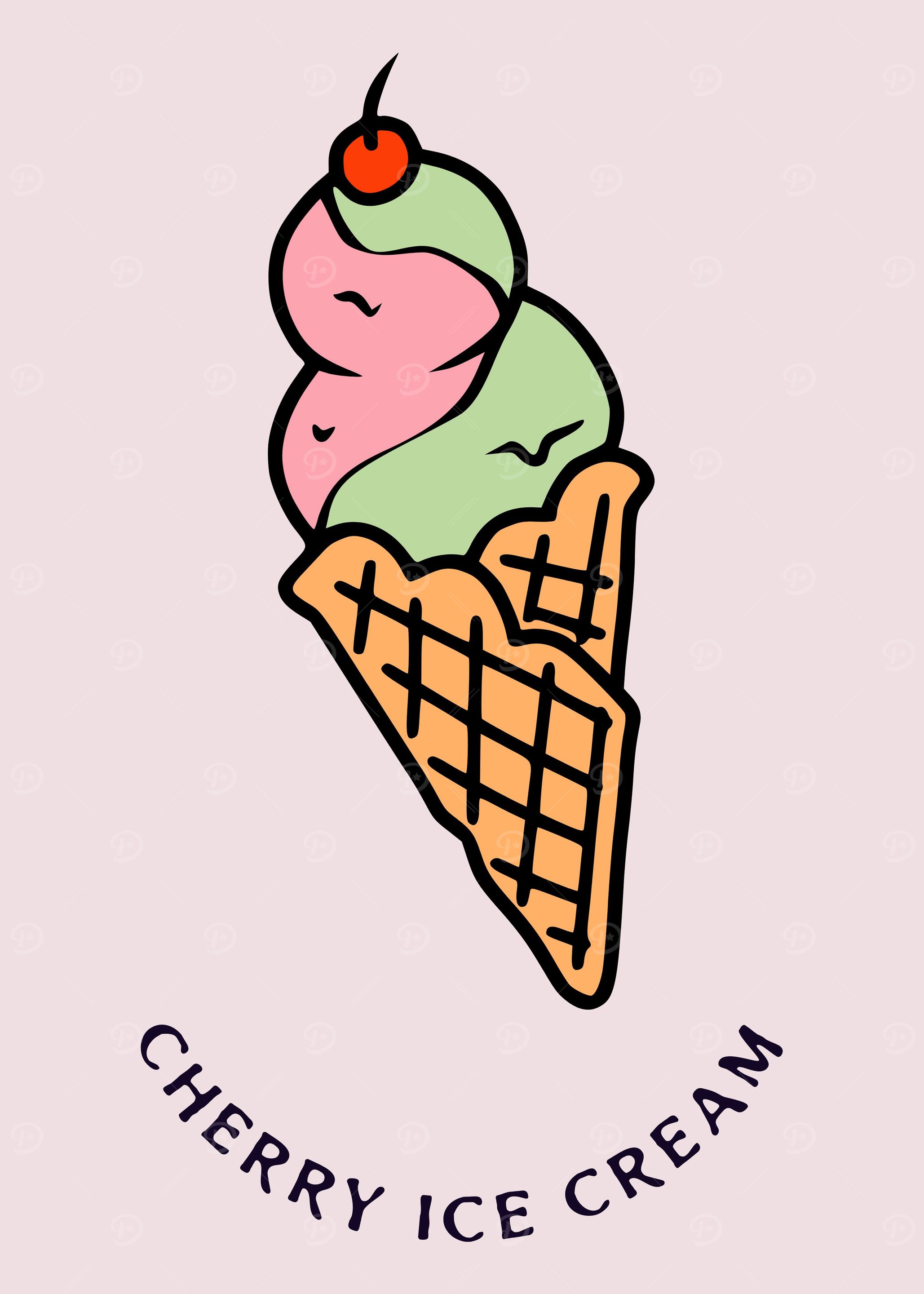 Cherry Ice Cream
