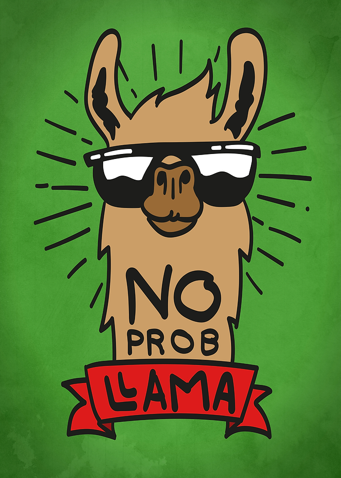 No Probllama funny Llama