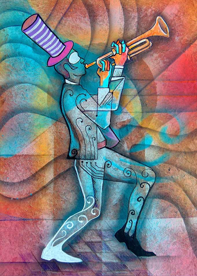 Crazy trumpeter