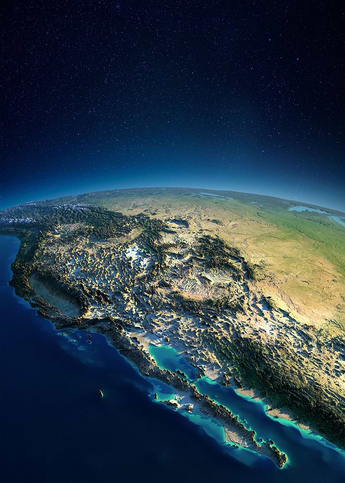 Western USA and Mexico