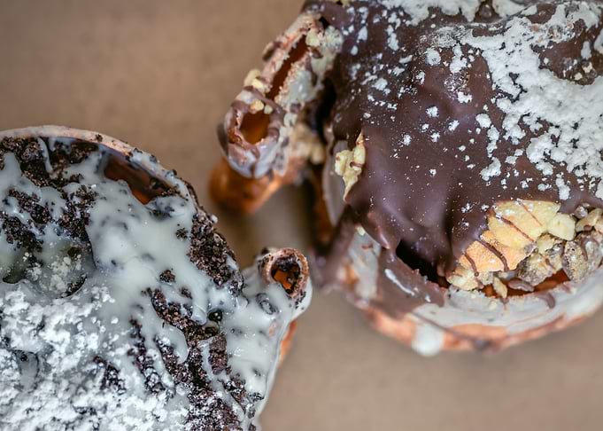 Chocolate pastry swirls