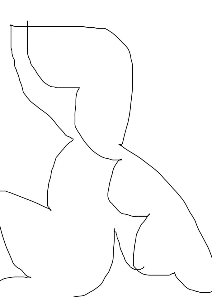 original abstract line
