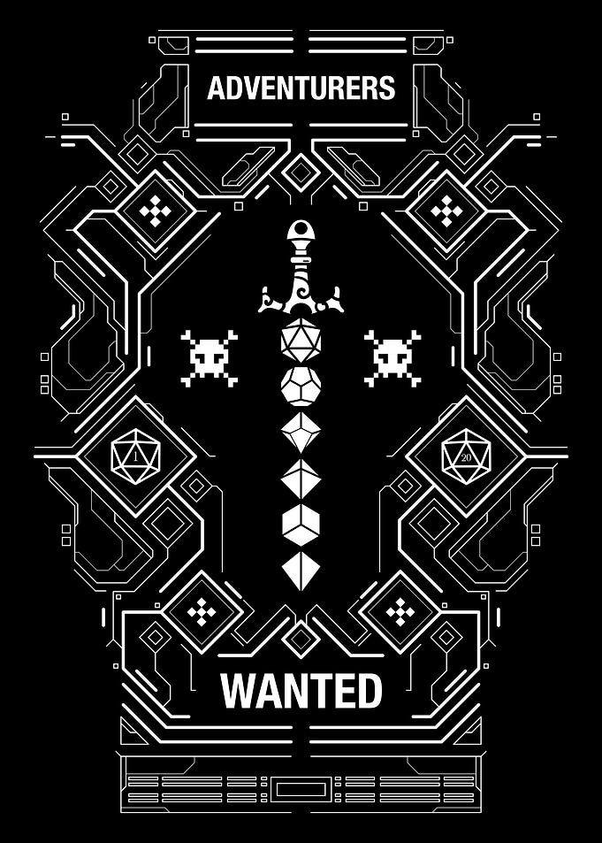 Adventurers Wanted Dice