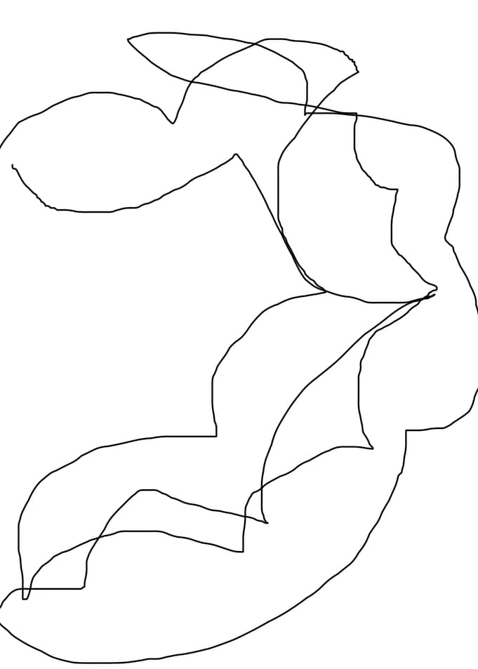premium abstract line