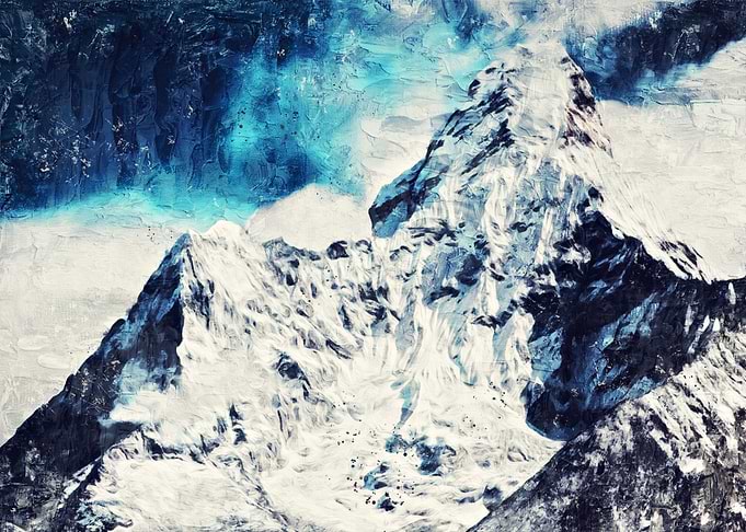 Cold ice Mountains