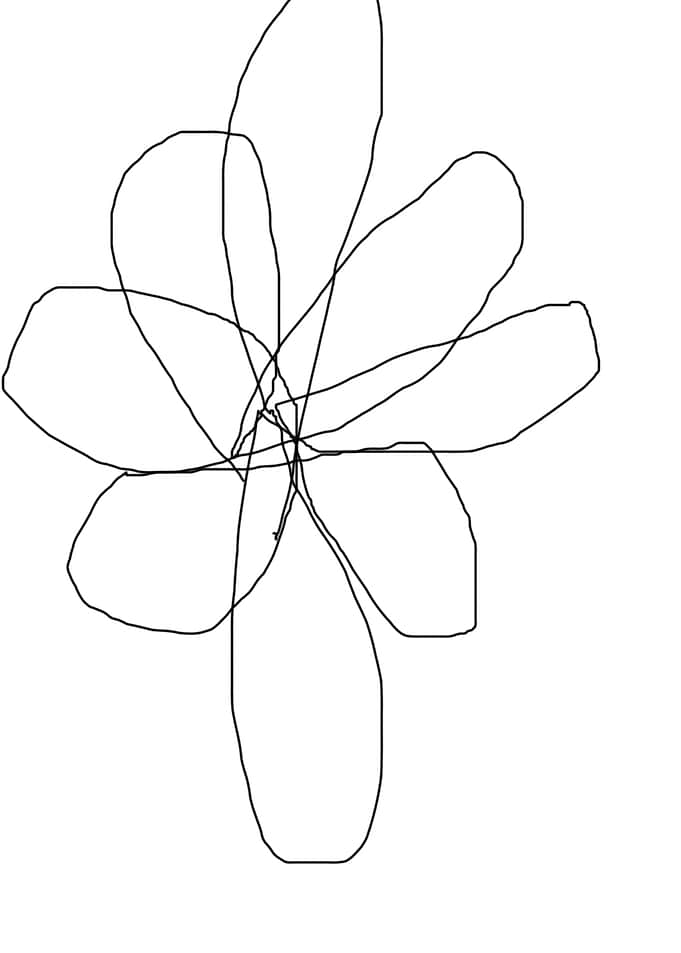 original abstract line