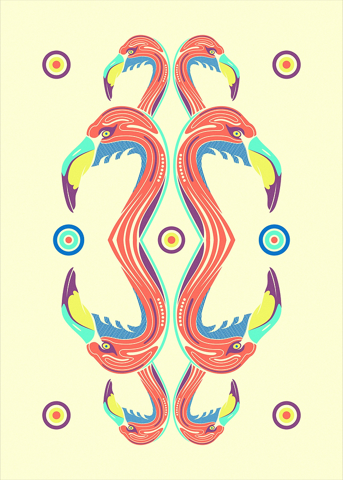 Flamingois Kaleidoscope