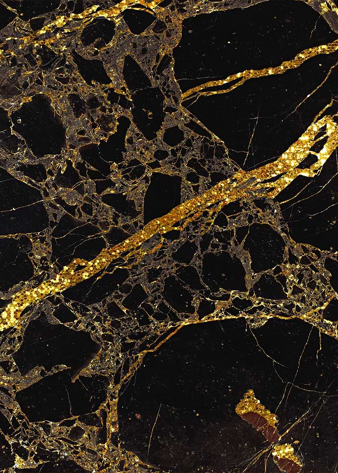 Black Gold Marble 02