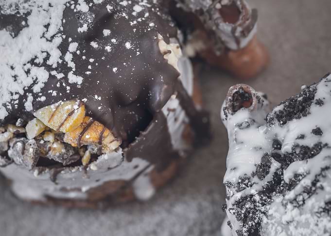 Chocolate pastry swirls