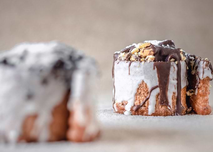 Chocolate pastry swirls