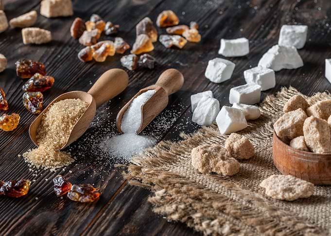Assortment of sugar