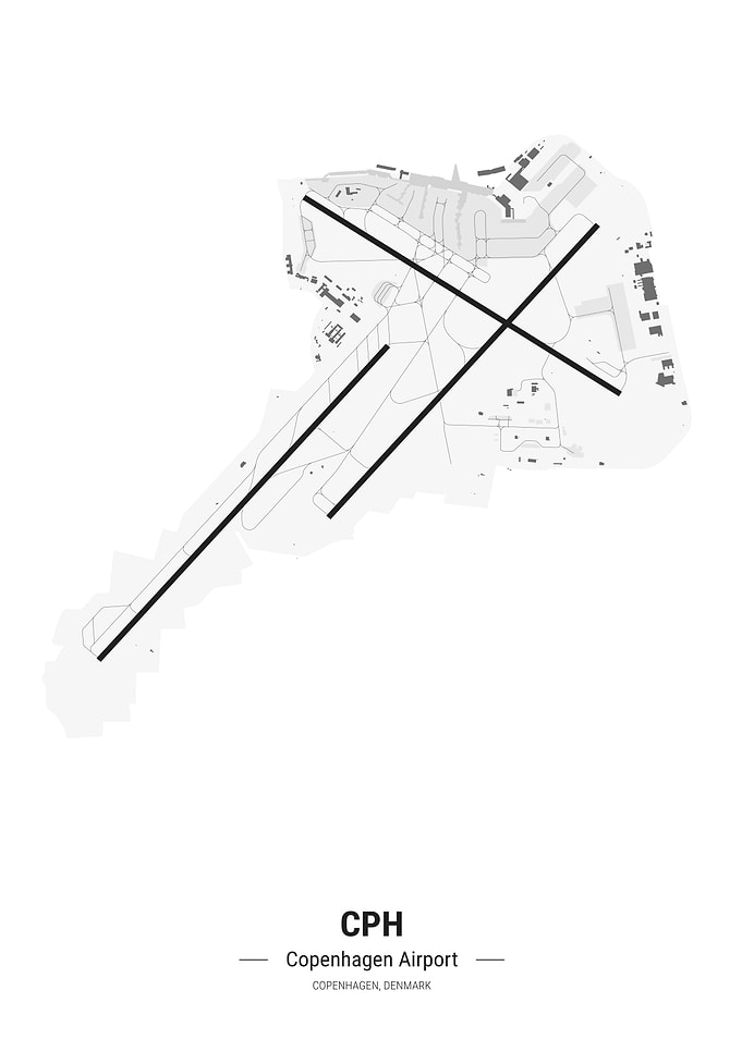 Copenhagen Airport Map