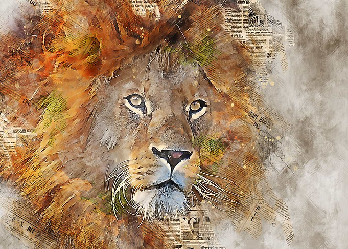 Lion Art 2 Vintage