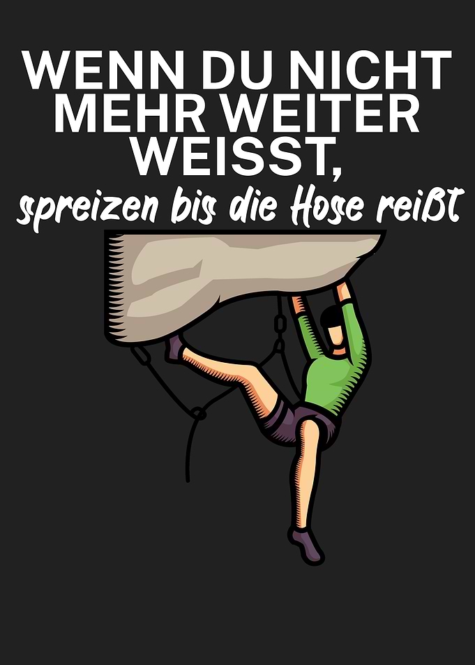 Spreizen bis die hose