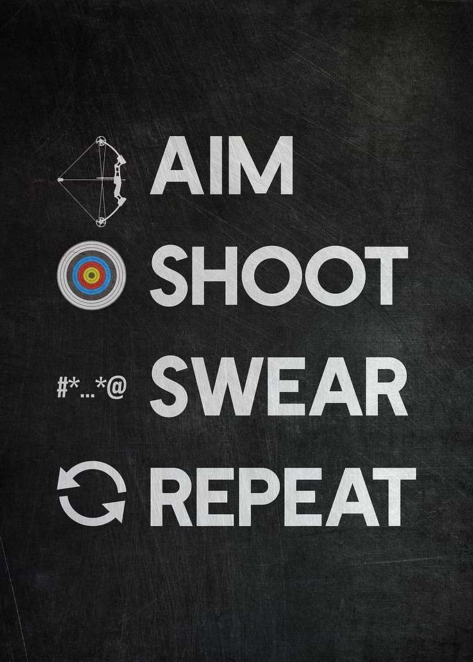 Aim Shoot Swear Repeat
