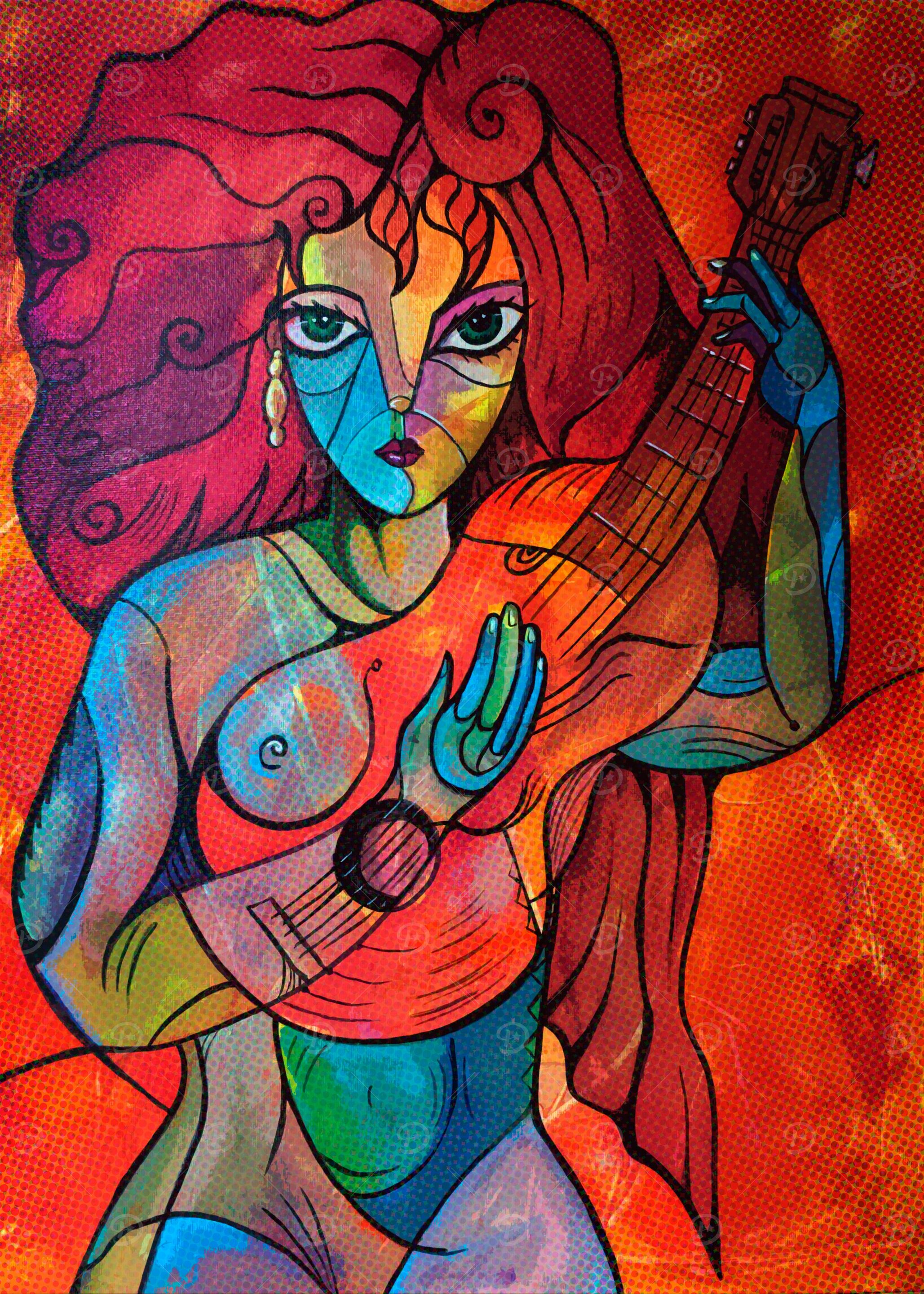Guitar girl