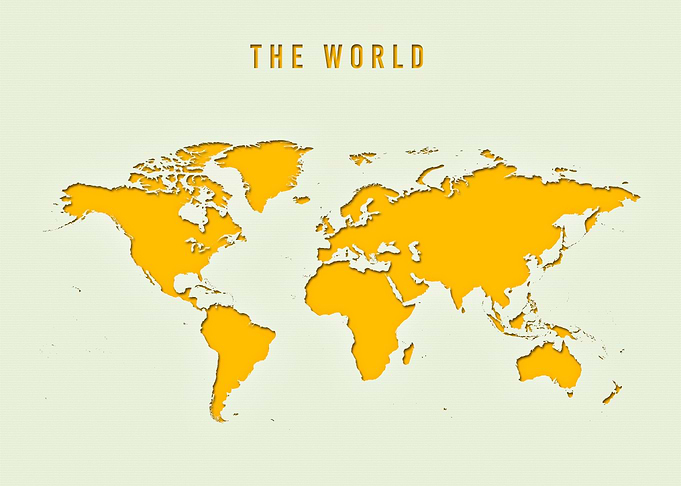 MAP OF THE WORLD