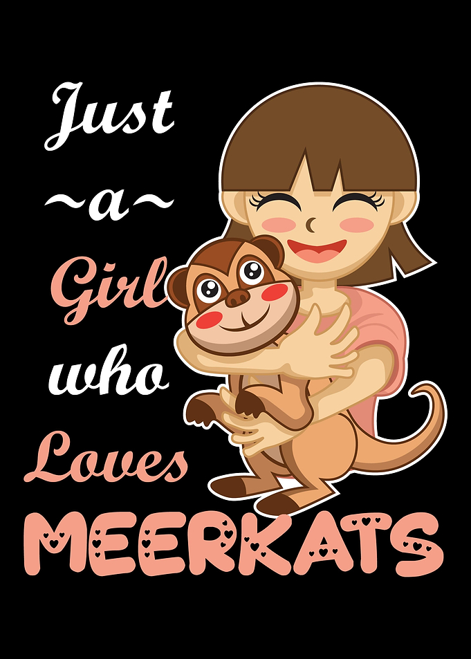 Meerkat Girl Love Animal