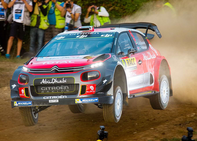 Rally Car Jumping