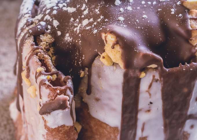 Chocolate pastry swirls