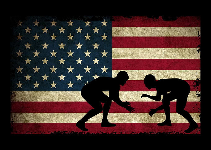 American Flag Wrestling
