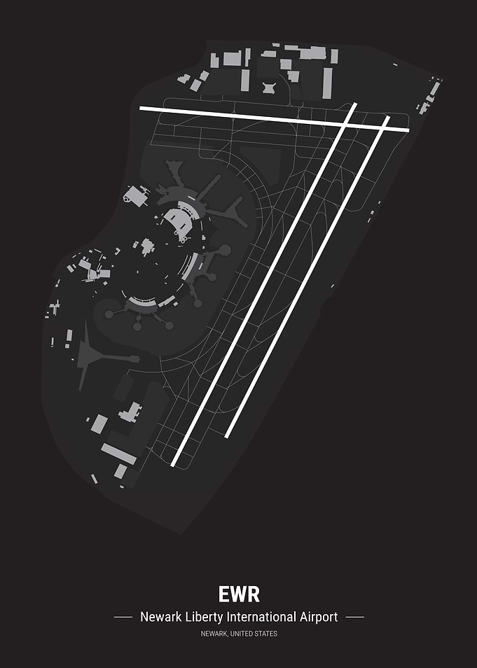 Newark Airport Map