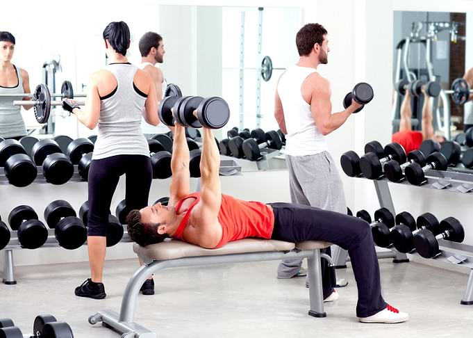 Fitness gym workout