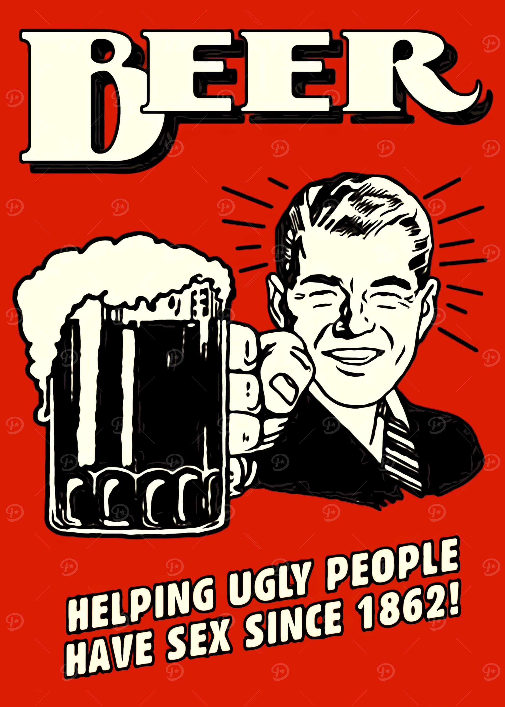 Vintage Beer Poster