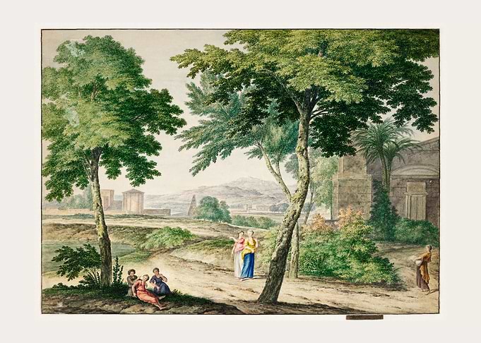 Italianizing landscape