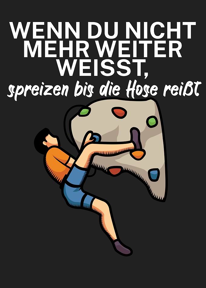 Spreizen bis die hose