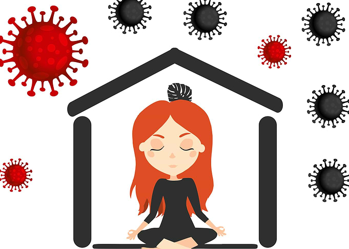 Virus Corona Stay At Home
