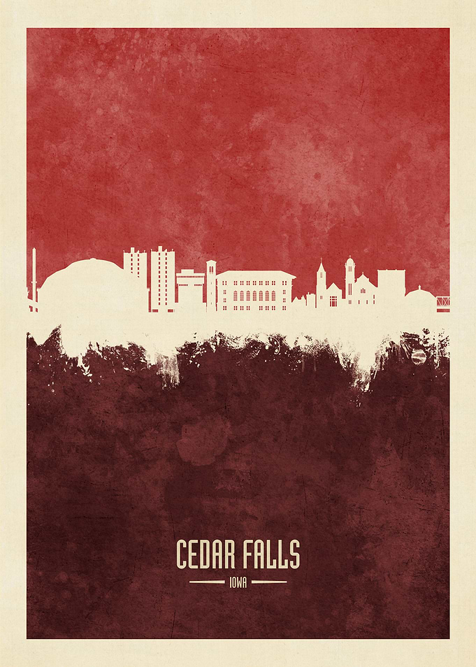 Cedar Falls Skyline Iowa