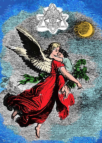Vintage alchemy engraving