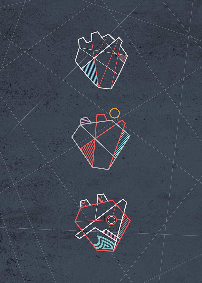 Geometric hearts