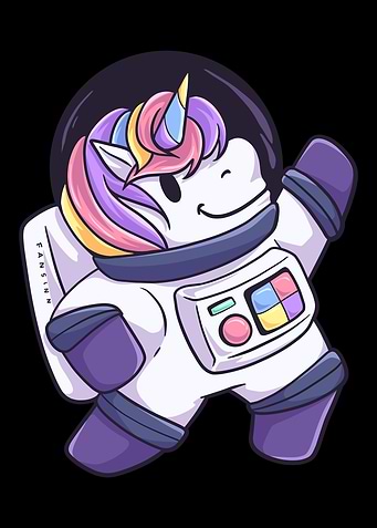 Unicorn Space Astronaut Gi