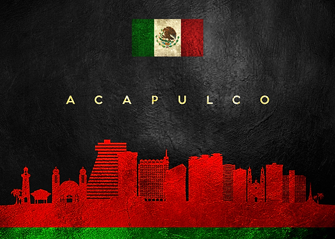 Acapulco Mexico Skyline
