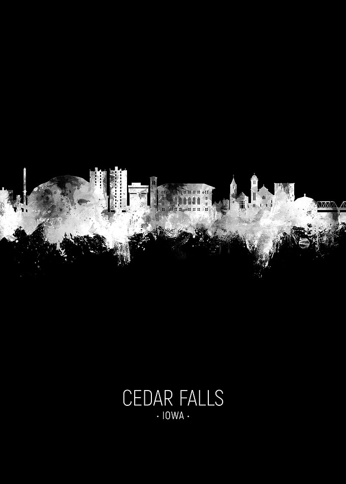 Cedar Falls Skyline Iowa
