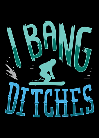 Skiing I Bang Ditches