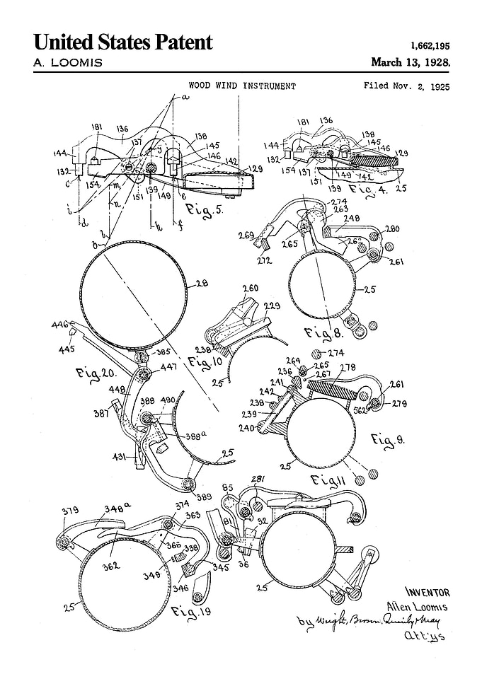 1928 woodwind instruments