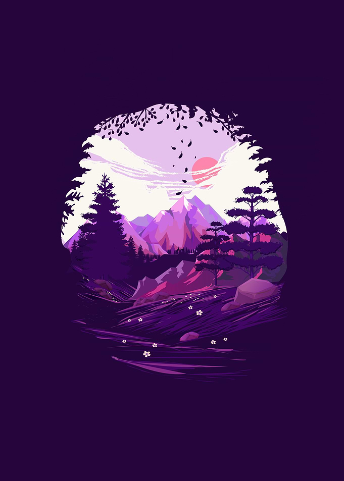 Landscape Illustration Art
