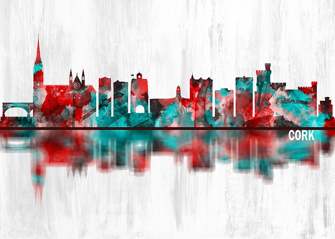 Cork Ireland Skyline
